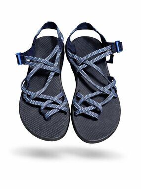 Chaco Z Sandals Womens 9 Blue Adjustable Hiking Comfort Sport Outdoor